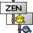 age et collage des Zen